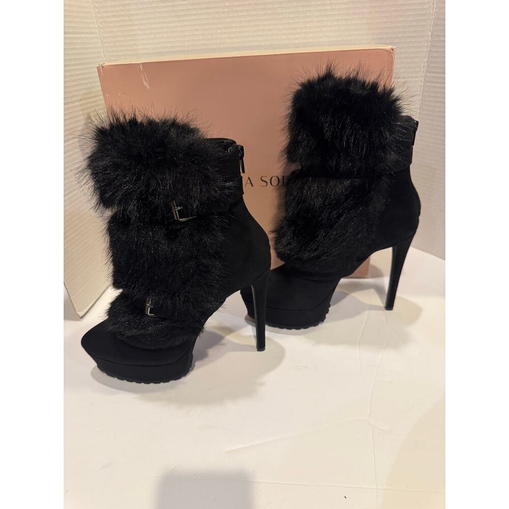 Thalia Sodi Women's Brandy Dress Booties 8m black new - Picture 6 of 12
